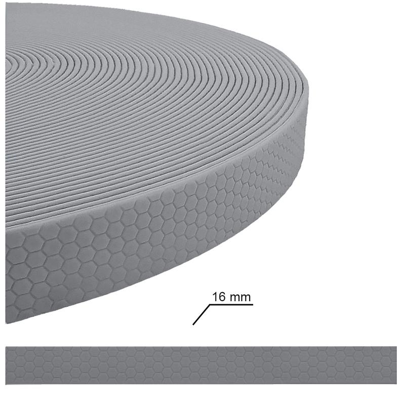 Spårlina i PVC Hexa 16 mm 5-15 m - 15 m
